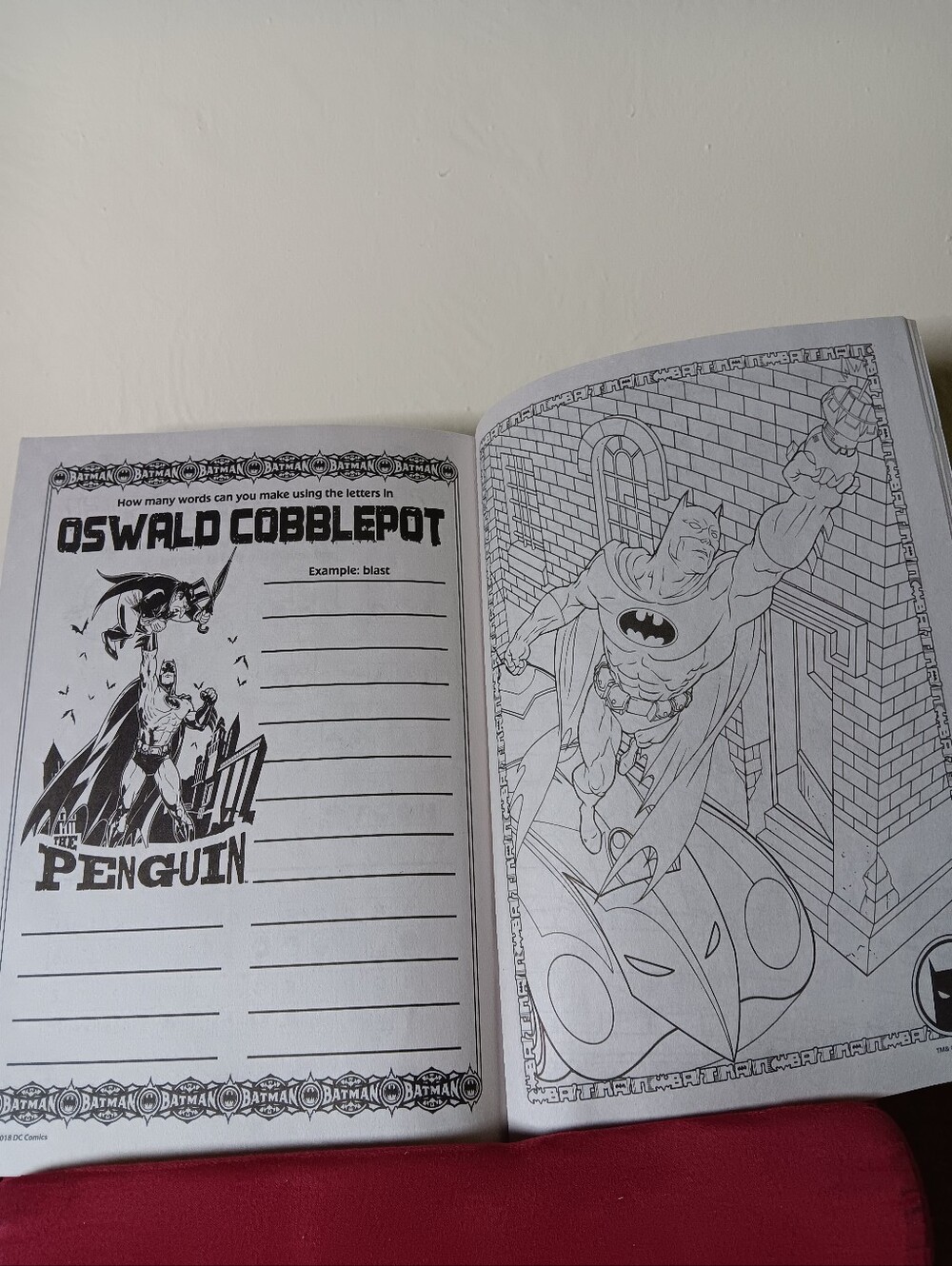 BAT-MAN Coloring Book Bundle - Picture 12 of 16